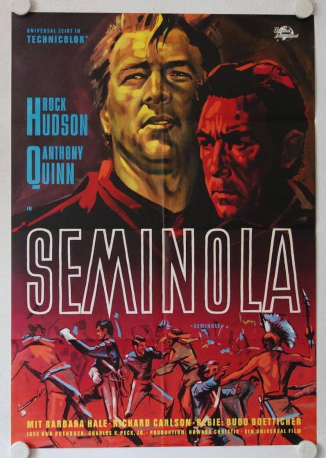 Seminola originales deutsches Filmplakat (R60s)